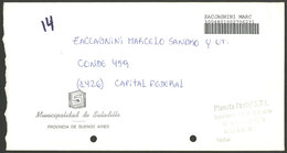 ARGENTINA: PLANETA POSTAL: Used Cover With Marks Of This Post, Damaged On Back - Sonstige & Ohne Zuordnung