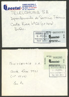 ARGENTINA: Q POSTAL: 2 Used Covers With Marks Of This Post, VF Quality - Autres & Non Classés