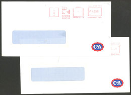 ARGENTINA: ROWING POSTAL: 2 Used Covers With Marks Of This Post, VF Quality - Sonstige & Ohne Zuordnung