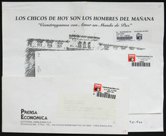 ARGENTINA: TRANS METRO: 3 Covers Used Circa 1997 With Labels Of This Post, VF Quality - Sonstige & Ohne Zuordnung