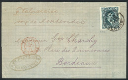 ARGENTINA: Entire Letter Sent From Buenos Aires To Bordeaux On 24/MAR/1879 "via Steamer Valparaíso, Via Montevideo", Fra - Brieven En Documenten