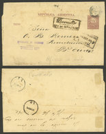 ARGENTINA: ½c. Wrapper From Rosario To Buenos Aires, The Addressee Could Not Be Located So It Was Processed By Oficina D - Briefe U. Dokumente
