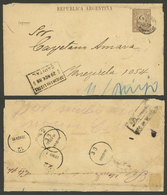ARGENTINA: ½c. Wrapper To Buenos Aires, The Addressee Could Not Be Located So It Was Processed By Oficina De Listas On 2 - Lettres & Documents