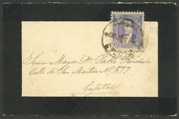 ARGENTINA: Mourning Cover Used In Buenos Aires In SE/1890, Franked With 2c. Derqui, VF Quality - Briefe U. Dokumente