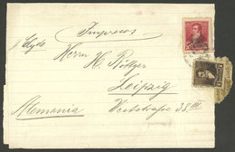 ARGENTINA: Wrapper Sent To Leipzig (Germany) Circa 1894, Franked With 1c And 5c. Rivadavia, VF Quality - Briefe U. Dokumente