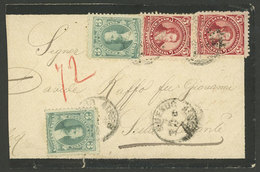 ARGENTINA: Mourning Cover Sent From Buenos Aires To Sistri Levante (Italy) In FE /1891, Franked With 2x 3c. And 2x 5c. O - Brieven En Documenten
