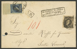 ARGENTINA: Registered Cover Sent From Buenos Aires (Sucursal Florida) To Sistri Levante (Italy) On 1/NO/1894, Franked Wi - Lettres & Documents