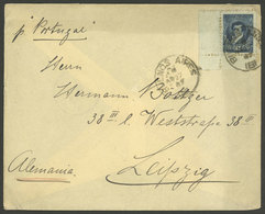 ARGENTINA: Cover Sent From Buenos Aires To Leipzig (Germany) On 27/AU/1897 Franked With 12c. Belgrano With Sheet Corner, - Briefe U. Dokumente