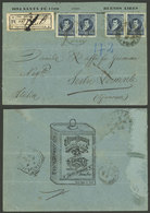 ARGENTINA: Registered Cover Sent From Buenos Aires To Genova (Italy) In 1898, Franked With 48c., With Advertising For "R - Brieven En Documenten