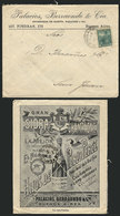 ARGENTINA: Cover With Advertising On Front And Back For Journal "El Horreo Cider And Champagne", Franked With 10c. Seate - Briefe U. Dokumente