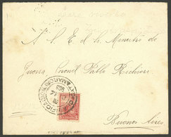 ARGENTINA: Cover Sent From Catamarca To Buenos Aires On 14/DE/1903, Franked With 5c. Seated Liberty Perf 12¼, VF Quality - Lettres & Documents