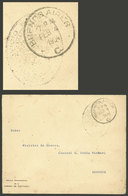 ARGENTINA: 4/FE/1904: Buenos Aires - Adrogué, Cover With Cachet Of The Chamber Of Deputies, With Free Frank Mark, VF Qua - Lettres & Documents