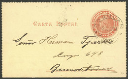 ARGENTINA: 4c. Lettercard Sent To Buenos Aires On 2/NO/1904, With Datestamp Of COGHLAN, VF Quality - Briefe U. Dokumente