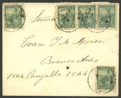 ARGENTINA: Circa 1905: Cover Sent To Buenos Aires Franked With 5c. 1c. Seated Liberty, VF Quality - Briefe U. Dokumente