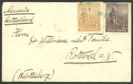 ARGENTINA: Circa 1905: Buenos Aires - Rottweil (Germany), Cover Franked With 1c And 2c. Plowman, VF Quality - Briefe U. Dokumente