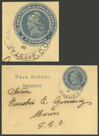 ARGENTINA: 1c. Wrapper Sent To Morón On 1/AP/1904, Cancelled ESTAF. AMBULANTE - F.C.O. Nº2, VF Quality - Lettres & Documents
