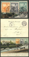 ARGENTINA: PC With View Of Tigre Lakes, Sent To St. Pol's Mer (France) On 15/AP/1906, Franked With 1c, 2c And 3c. Seated - Lettres & Documents