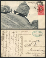 ARGENTINA: Postcard With View Of THE MOVING ROCK OF TANDIL, Franked By GJ.305 (5c. Centenary Of The Revolution), Written - Briefe U. Dokumente