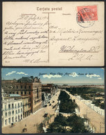 ARGENTINA: Postcard With View Of Buenos Aires (Paseo De Julio Avenue), Franked With 5c. And Sent To USA On 26/JUL/1916,  - Brieven En Documenten