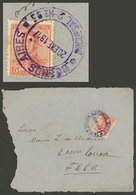 ARGENTINA: 20/JA/1917: Buenos Aires - Estación Correa (Santa Fe), Cover Franked With 5c. San Martin, Datestamped "Buenos - Briefe U. Dokumente