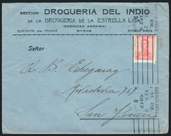 ARGENTINA: Commercial Cover Of "Del Indio Drugstore", Franked With 5c. San Martin And Sent From Buenos Aires To San Juan - Briefe U. Dokumente