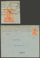 ARGENTINA: 10/SE/1921: Bahía Blanca - Santa Fe, Cover Franked With 5c. San Martin FORGERY To Defraud The Postal Authorit - Briefe U. Dokumente