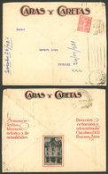 ARGENTINA: Advertising Cover Sent From Buenos Aires On 24/NO/1921, Franked With 5c. Panamerican Postal Congress, With Ba - Briefe U. Dokumente