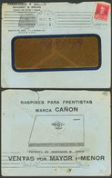 ARGENTINA: Cover Used In Buenos Aires On 11/OC/1922, With Advertising For "Raspines Para Frentistas Marca Cañon", VF Qua - Brieven En Documenten