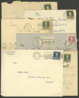 ARGENTINA: 6 Covers Used Between 1924 And 1934 Franked With San Martin W/o Period Stamps, VF Quality - Briefe U. Dokumente