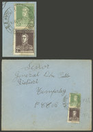 ARGENTINA: Cover Sent From Canal San Fernando To Temperley On 6/AU/1924, Franked With 3c And 2c. San Martín With Period, - Brieven En Documenten