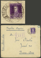 ARGENTINA: Cover Sent From PUERTO DESEADO (Santa Cruz) To Buenos Aires On 11/DE/1925, Franked With 25c. San Martin W/o P - Brieven En Documenten