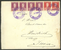ARGENTINA: Cover Sent To Switzerland On 3/OC/1929, Franked With 12c., With Datestamp Of BERDIER (Buenos Aires), VF Quali - Briefe U. Dokumente