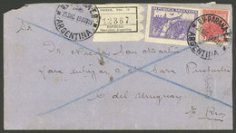 ARGENTINA: Express Cover Sent From Paraná To Concepción Del Uruguay On 25/DE/1930, Franked With 5c. And 30c. Revolution  - Brieven En Documenten