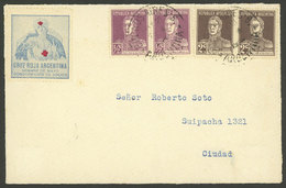 ARGENTINA: Circa 1932: Buenos Aires, Cover Front Franked With Pairs Of ½c And 2c. San Martín With Period (total 5c.), Wi - Briefe U. Dokumente