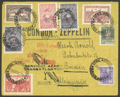 ARGENTINA: Cover Flown From Buenos Aires To Bremen (Germany) On 11/OC/1932 By Zeppelin, With Spectacular $1.74 Postage W - Briefe U. Dokumente