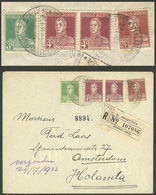 ARGENTINA: 16/JUN/1933: Buenos Aires - Amsterdam (Netherlands), Registered Cover Franked With 3c., 2x 4c. And 24c. San M - Briefe U. Dokumente