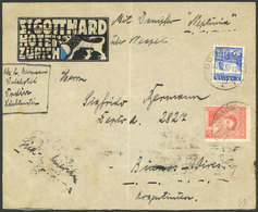 ARGENTINA: Cover Sent From Switzerland To Buenos Aires On 10/NO/1933, As The Address Was Insufficient The "Office Of Dec - Briefe U. Dokumente