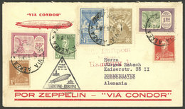 ARGENTINA: Cover Sent By Zeppelin From Buenos Aires To Bremerhaven (Germany) On 21/JUN/1934, With Handstamp Of 1st Direc - Briefe U. Dokumente