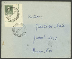 ARGENTINA: Cover Used In Buenos Aires On 18/OC/1935, Franked 10c. Buenos Aires Philatelic Exhibition (from S.sheet GJ.HB - Briefe U. Dokumente