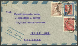 ARGENTINA: Airmail Cover Sent From Buenos Aires To Wien (Austria) On 26/OC/1935, Franked With $1 San Martín + 5c And 10c - Briefe U. Dokumente