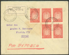 ARGENTINA: Express Cover Used In Buenos Aires On 2/DE/1936, With Stamps And Postmarks Commemorating The Peace Conference - Briefe U. Dokumente