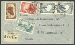 ARGENTINA: 28/OC/1928: Buenos Aires - Amsterdam, Registered Cover Franked With $2.85, VF Quality - Briefe U. Dokumente