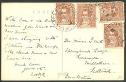 ARGENTINA: PC Sent From SAUCE DE LUNA (Entre Rios) To Scotland On 29/NO/1938, Franked With 20c., Illustrated With Partia - Briefe U. Dokumente