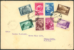 ARGENTINA: Cover Sent From Buenos Aires To Córdoba On 1/AP/1939, Franked With The 8 Values Of The UPU Congress Issue (GJ - Briefe U. Dokumente