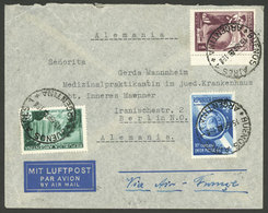 ARGENTINA: Airmail Cover Sent From Buenos Aires To Berlin On 15/AP/1939, Franked With 20c., 25c. And $1 UPU Congress (to - Briefe U. Dokumente