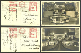 ARGENTINA: 2 PCs Used In Buenos Aires On 14/NO/1939, With Advertising Meter Postage: "Franked With Hasler Machine At The - Briefe U. Dokumente