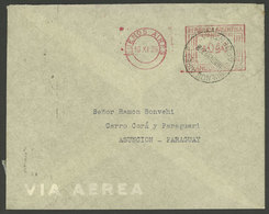 ARGENTINA: Cover Sent From Buenos Aires To Asunción (Paraguay) On 16/NO/1939, With Meter Postage For 40c., VF Quality - Briefe U. Dokumente