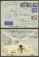 ARGENTINA: Cover With Mixed Postage, Sent From Hannover (Germany) To Poste Restante In Buenos Aires On 20/FE/1940, With  - Briefe U. Dokumente