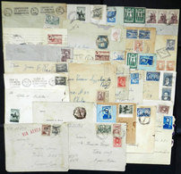 ARGENTINA: 32 Used Covers Franked With Commemorative Stamps Issued Between 1940 And 1949, Most Of Fine Quality - Brieven En Documenten