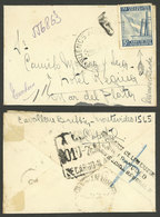 ARGENTINA: 2/JA/1945: Buenos Aires, Cover Franked With 5c. Book Fair, Demonetized In That Period, With Due Marks, VF Qua - Brieven En Documenten